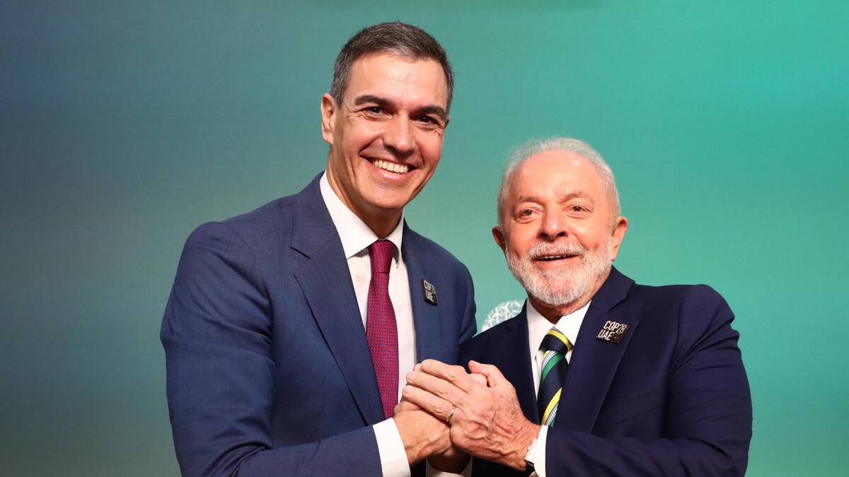 Pedro Sánchez y Lula da Silva en la COP28. Foto: EFE