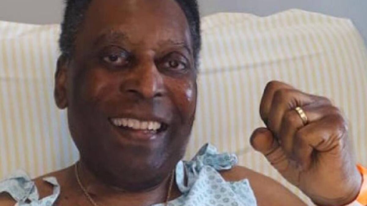Pelé celebró la última sesión de quimioterapia del año como "una pequeña victoria"