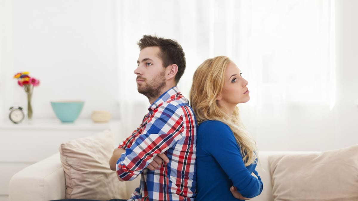 Pelea de pareja, convivencia. Foto Freepik