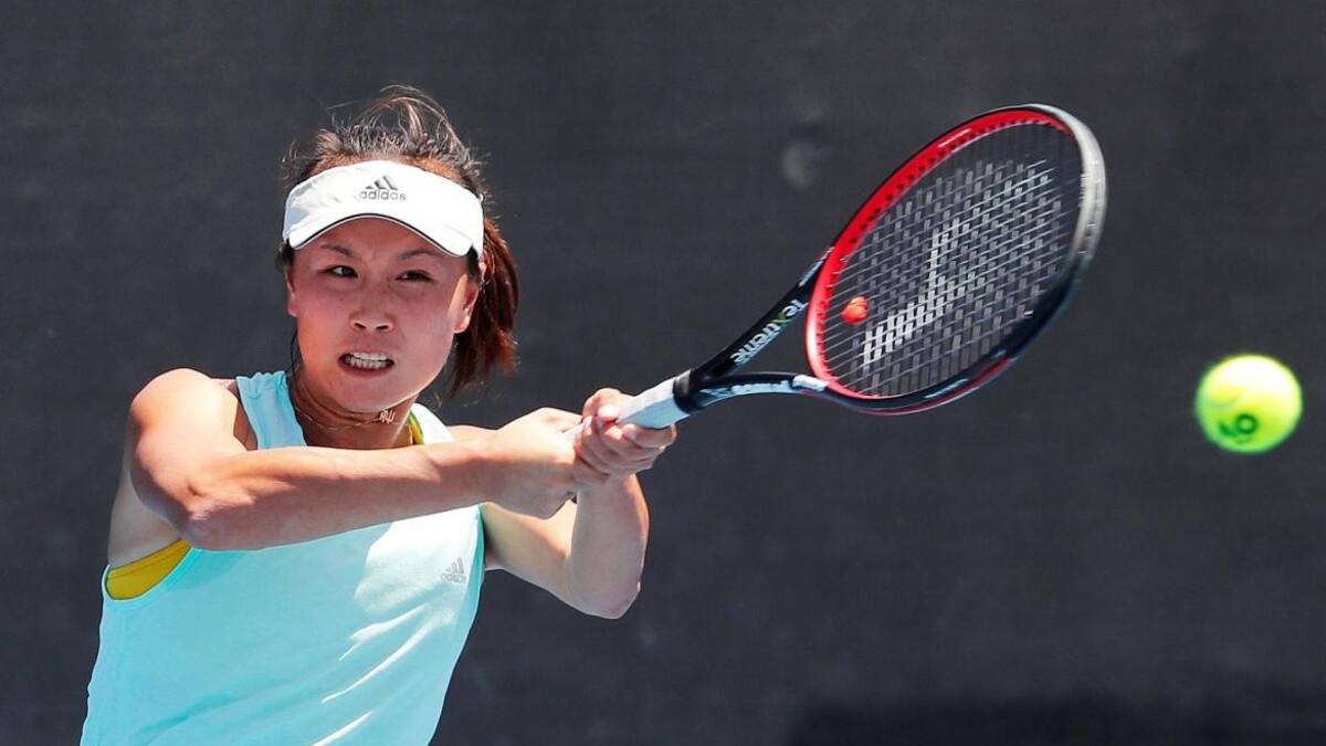 Peng Shuai, tenista china. Reuters.
