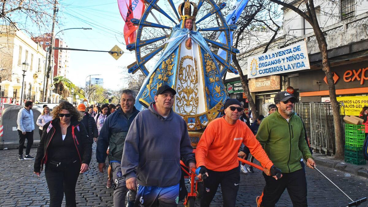 Peregrinación a Luján. Foto: Télam.