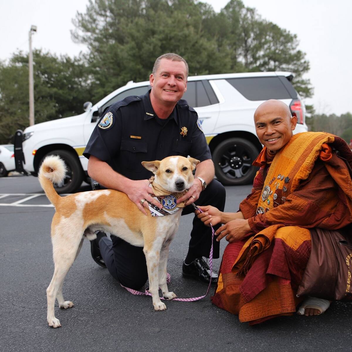 Peregrinación budista por la paz en Estados Unidos.