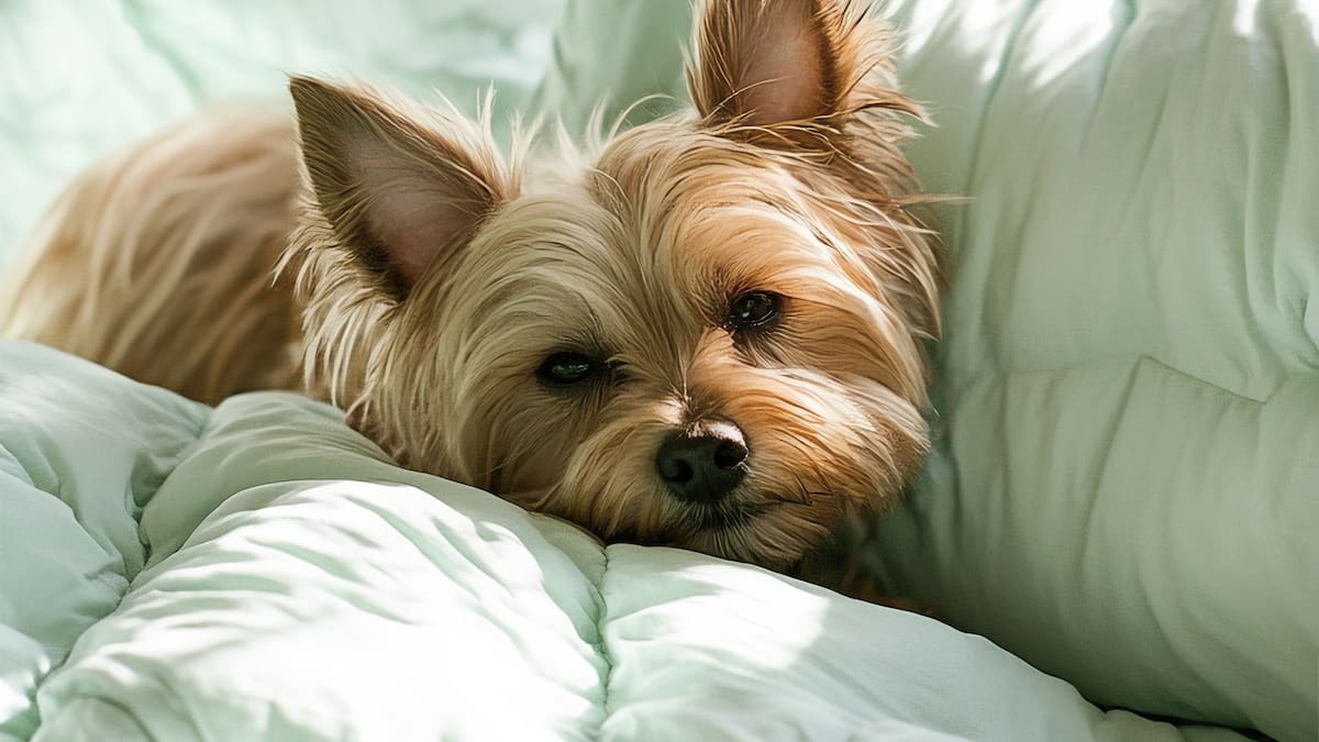 Qué significa que un perro duerma en la almohada de su dueño.