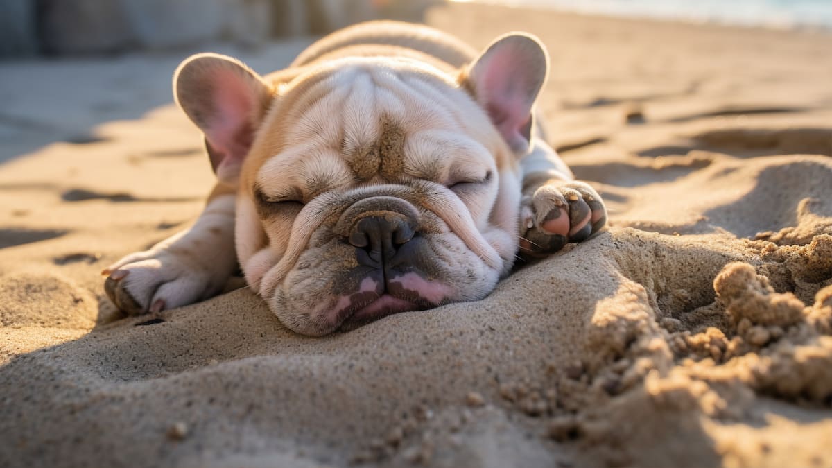 Por qué los perros se acuestan al sol