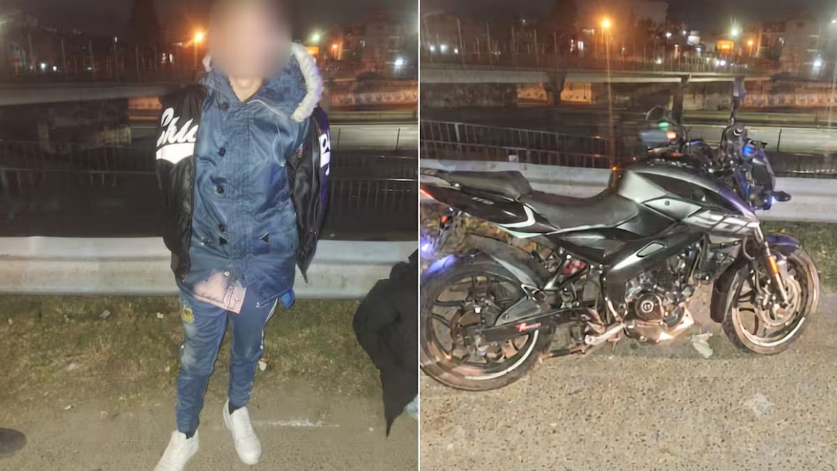 Persecución en la General Paz: evadieron un control policial y fueron detenidos tras chocar con un patrullero