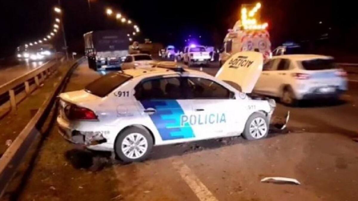 Persecución y violento choque en la Panamericana, NA