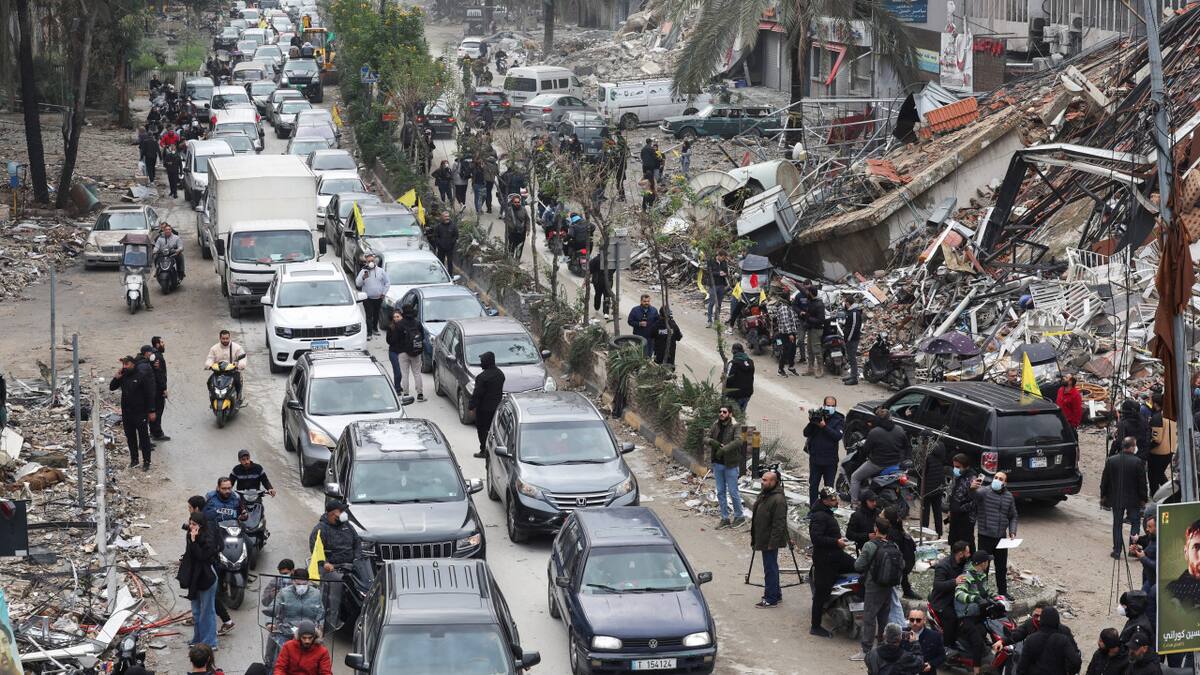 Personas regresan a sus hogares en el Líbano tras tregua entre Israel y Hezbollah. Foto: Reuters.
