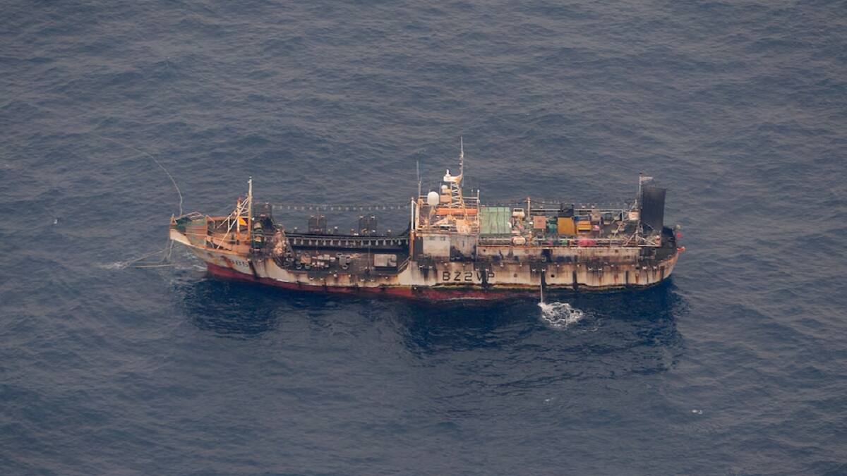 Pesca ilegal en Sudamérica.