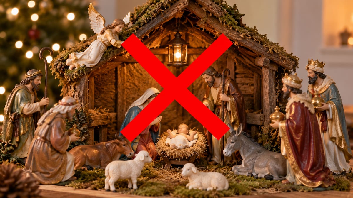 El pesebre común no va más.