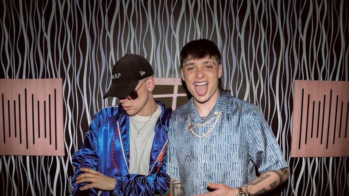 Peso Pluma con Bizarrap. Foto: Instagram/bizarrap.