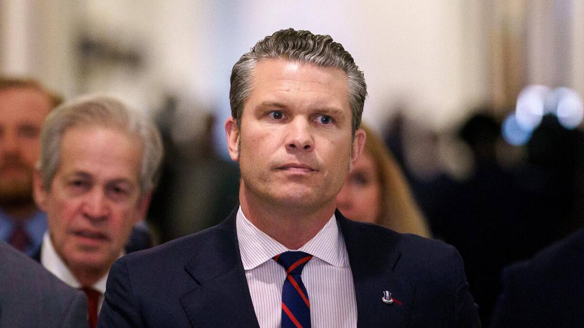 Pete Hegseth, candidato del presidente electo de Estados Unidos, Donald Trump, a Secretario de Defensa. EFE