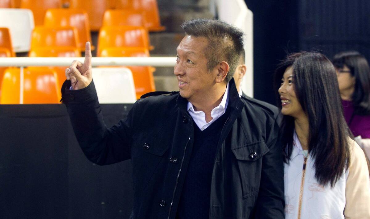 Peter Lim, el actual propietario del Valencia C.F. Foto: EFE.