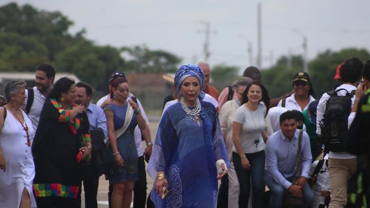 Piedad Córdoba, senadora colombiana. Foto: Instagram @piedadcordobaruiz.oficial