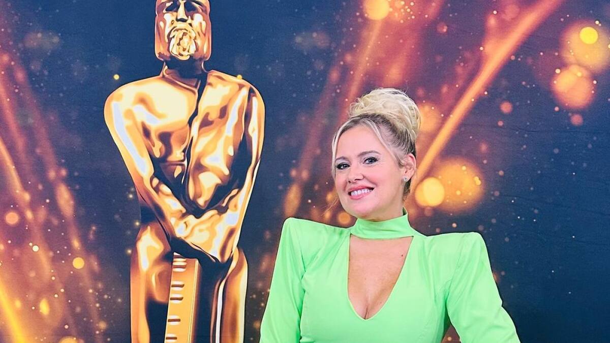 Pilar Smith en los Martín Fierro Latino. Foto: Instagram.