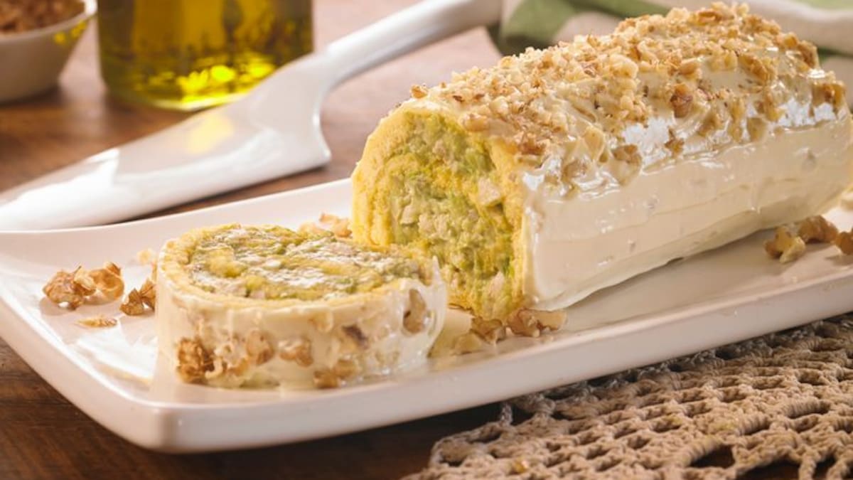 Pionono de pollo y palta.
