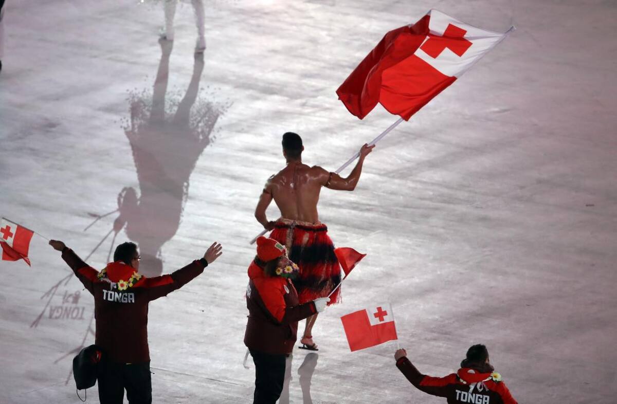 Pita Taufatofua, abanderado de Tonga en Juegos Olímpicos de Invierno (Reuters)