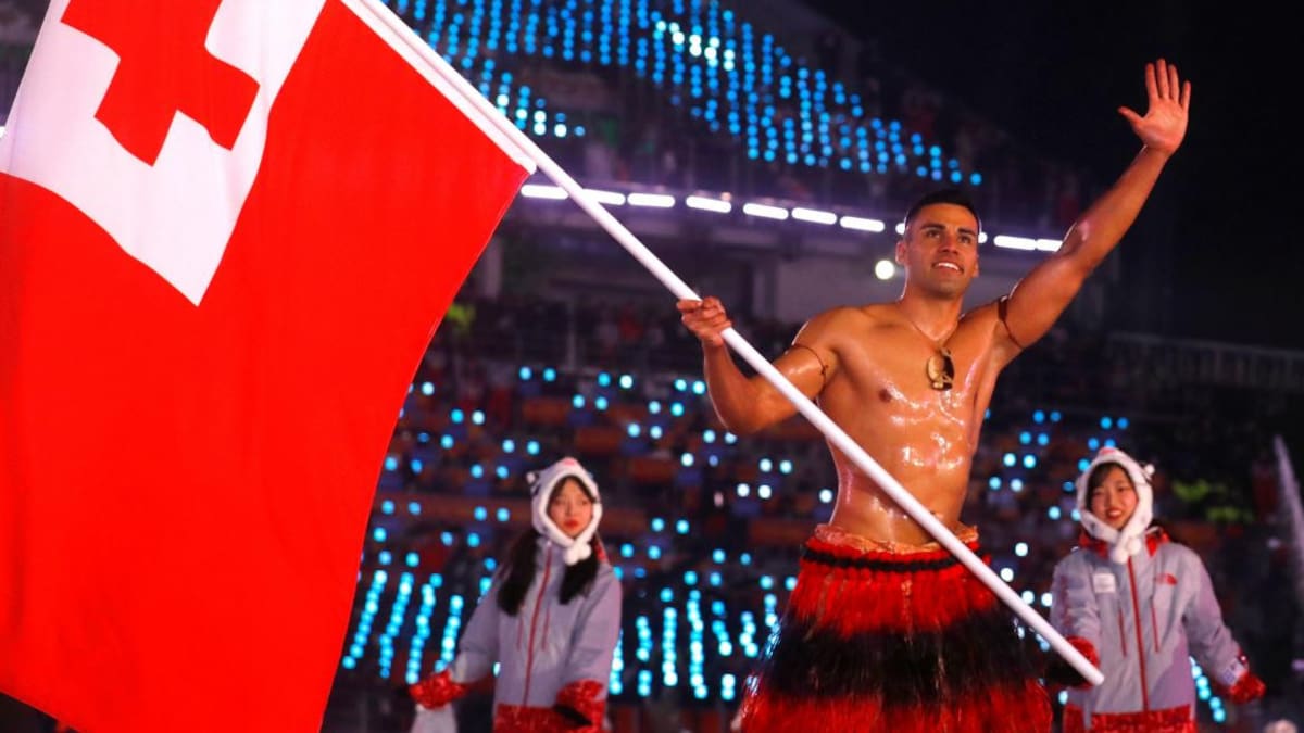 Pita Taufatofua, abanderado de Tonga en Juegos Olímpicos de Invierno (Reuters)