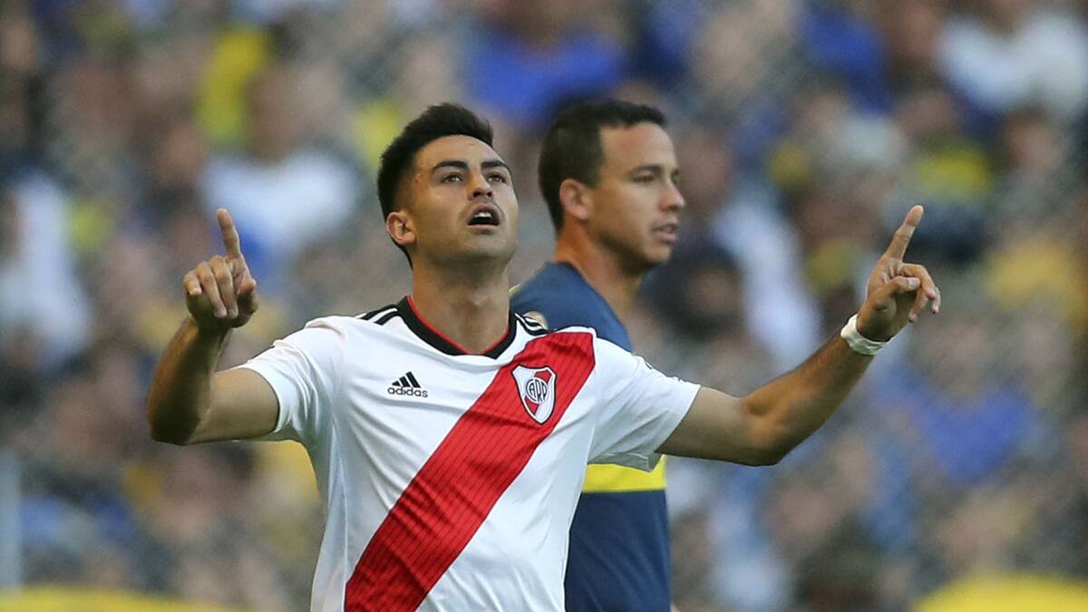 "Pity" Martínez, River. Foto: Télam