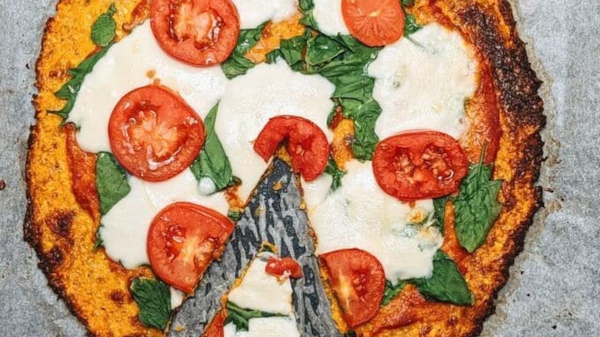 Pizza de zanahoria.