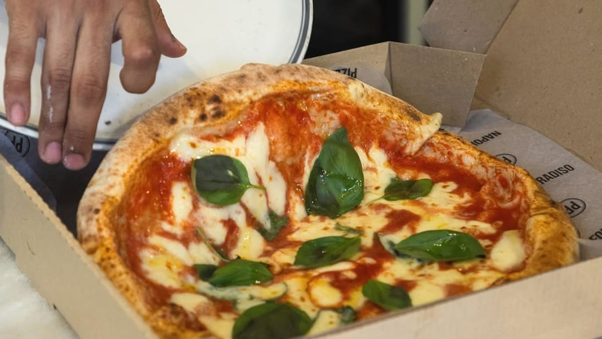 Pizza Paradiso es una de las creaciones del chef Donato de Santis en Argentina.