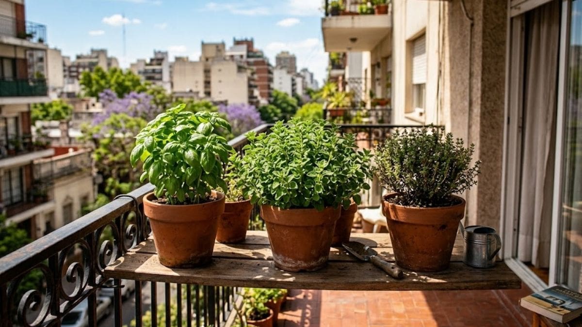 Las 3 plantas aromáticas que podés cultivar en macetas desde noviembre: cuáles resisten mejor el calor