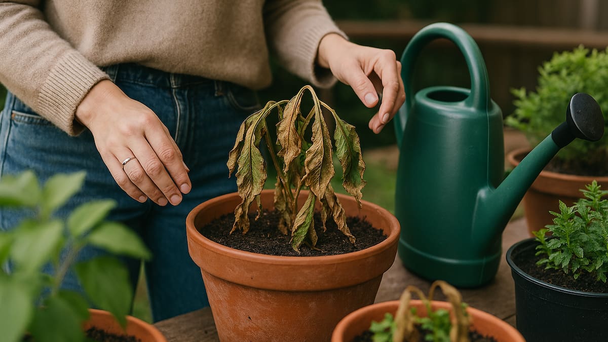 ¿Cómo cuidar las plantas marchitas?