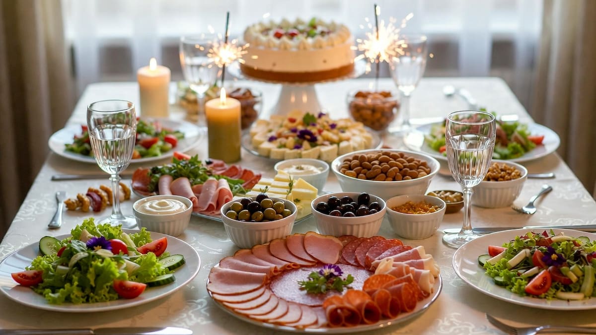 Platos fríos para Año Nuevo.