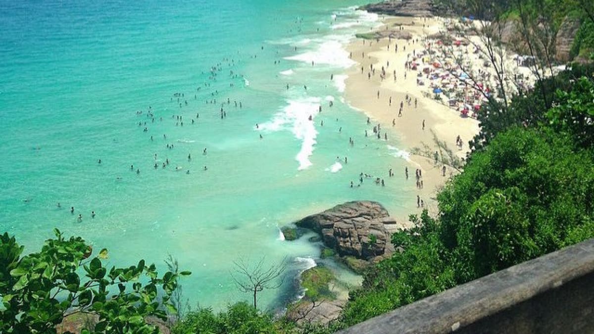 Playa de Joatinga, Rio de Janeiro. Foto Instagram @marysilvestreoficial