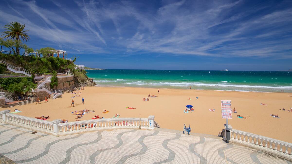 Playa de Santander, España. Fuente: X