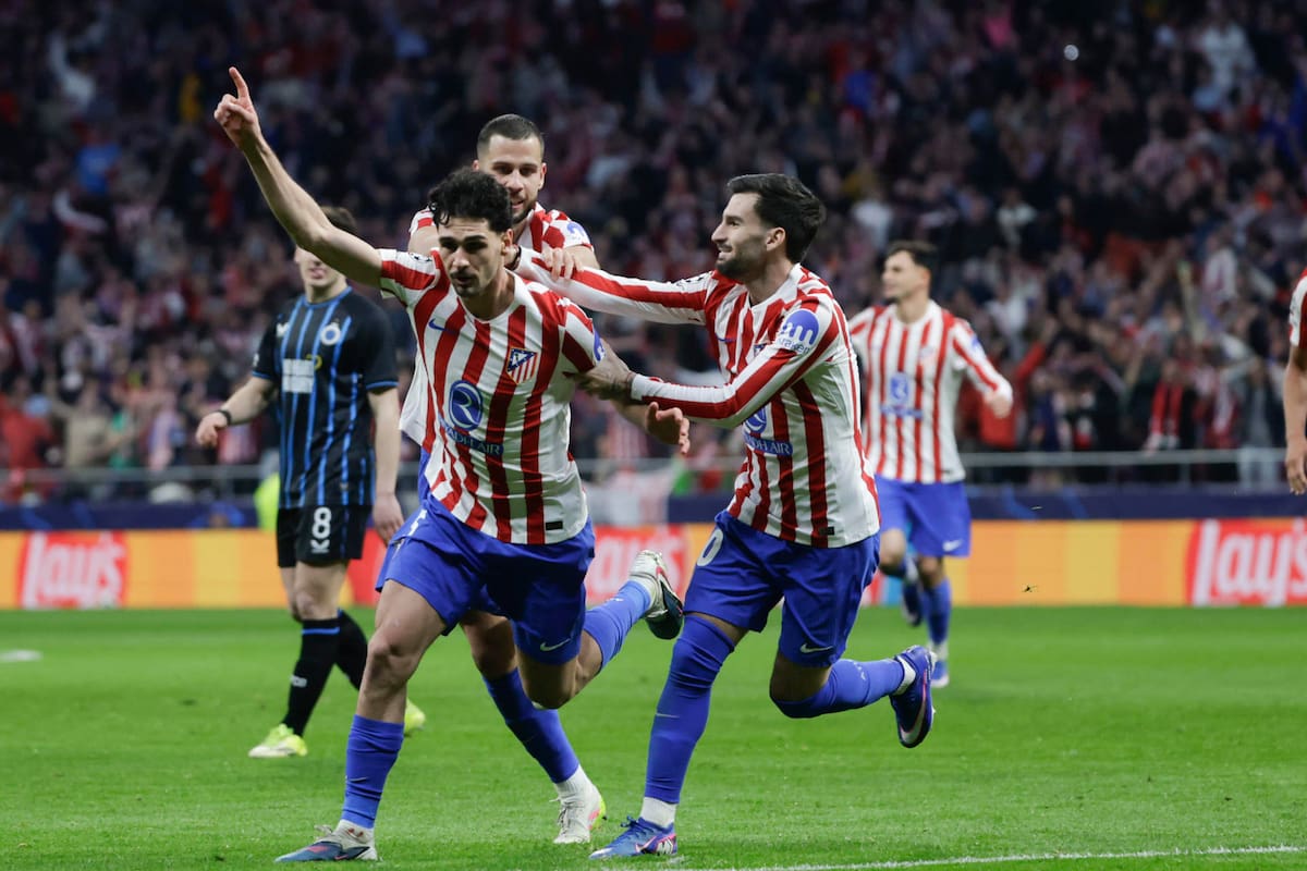 Playoff de Champions League, Atletico de Madrid vs. Brujas.
