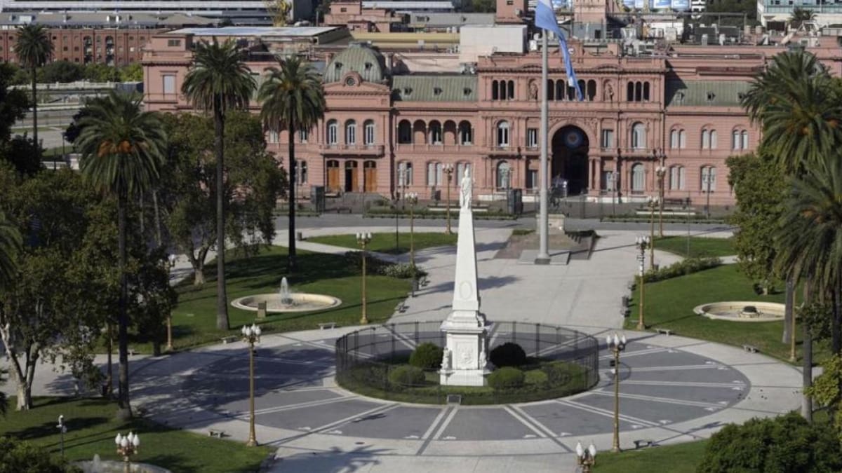 Plaza de mayo. Foto: Archivo.