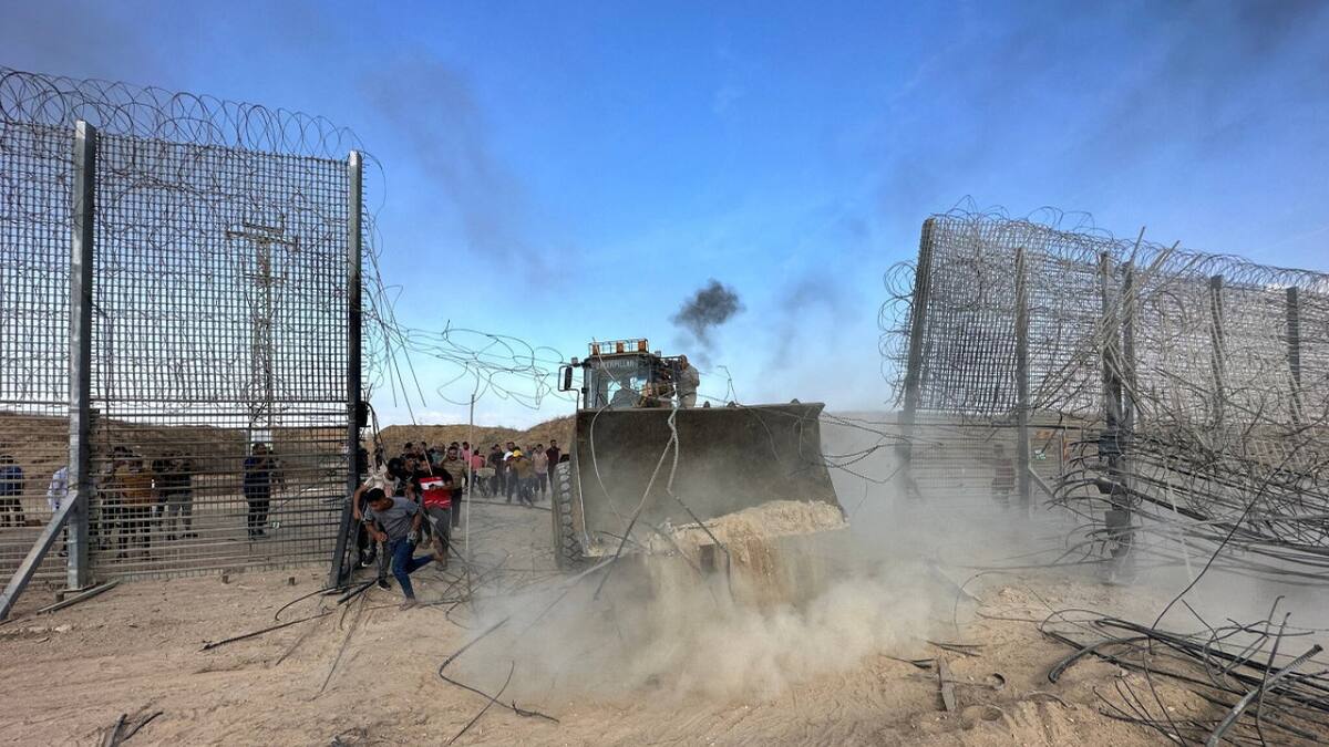 Plaza de Zikim; Franja de Gaza. Foto: Reuters.