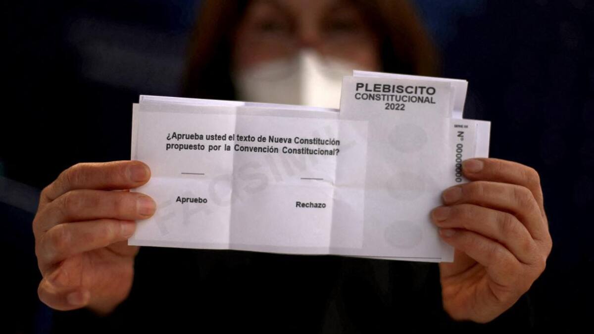 Plebiscito constitucional en Chile, REUTERS