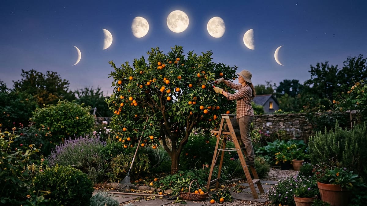 Según el calendario lunar: qué días de marzo 2026 conviene podar los árboles frutales.