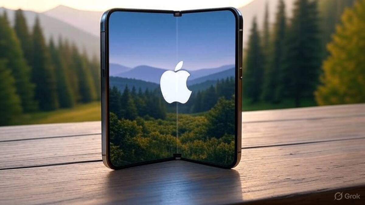 Podría llegar el iPhone plegable.