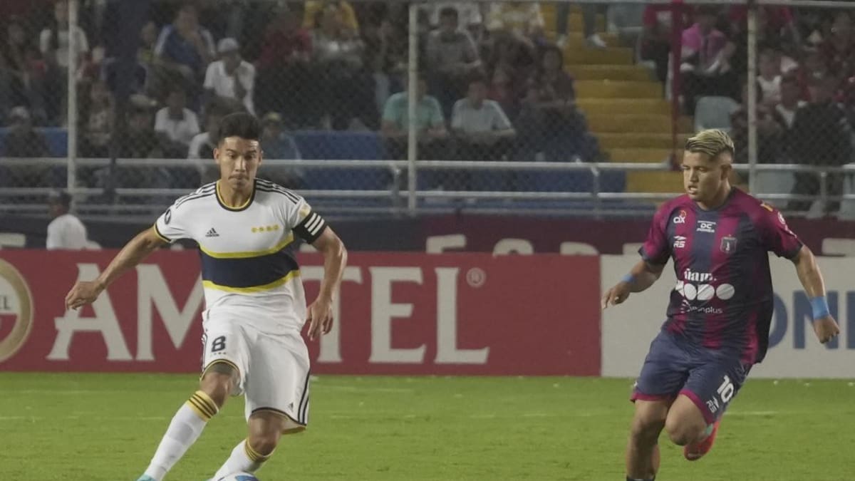 Pol Fernández, Boca vs Monagas, Copa Libertadores. Foto: NA