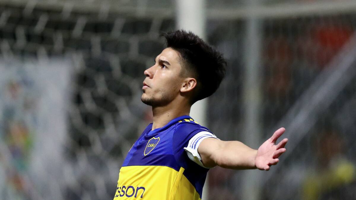 Pol Fernández marcó el penal decisivo para clasificar a Boca a la final. Foto: NA