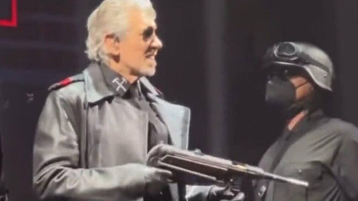 Polémica con espectáculo de Rogers Waters. Foto: captura video