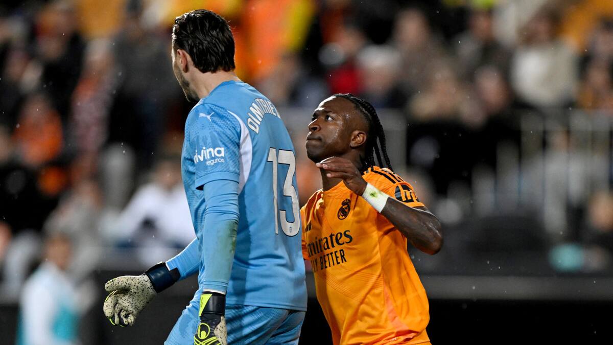 Polémica expulsión de Vinicius Junior del Real Madrid. Foto: Reuters.
