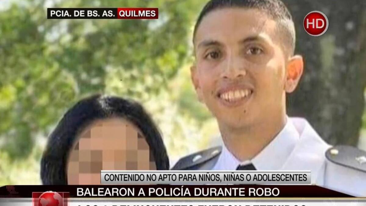 Policía baleado en Quilmes