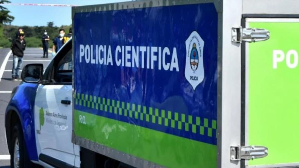 Policía científica de Mar del Plata. Foto: NA.