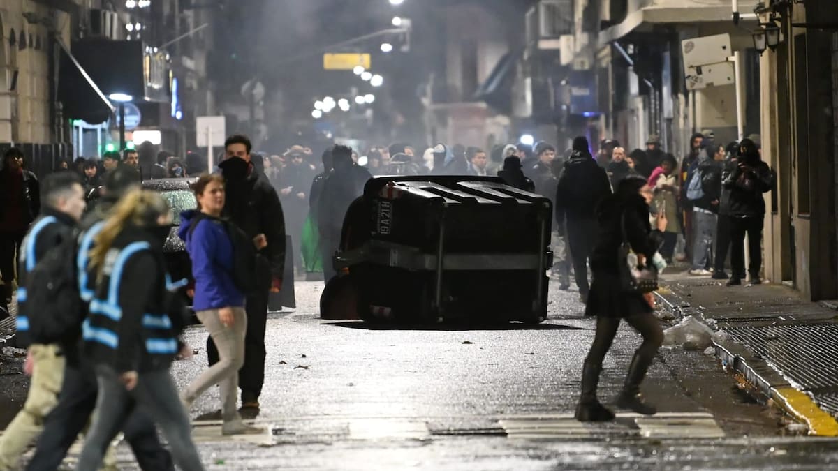 Manifestación en el Congreso contra la Ley de Inviolabilidad de la Propiedad Privada: al menos 12 personas fueron detenidas