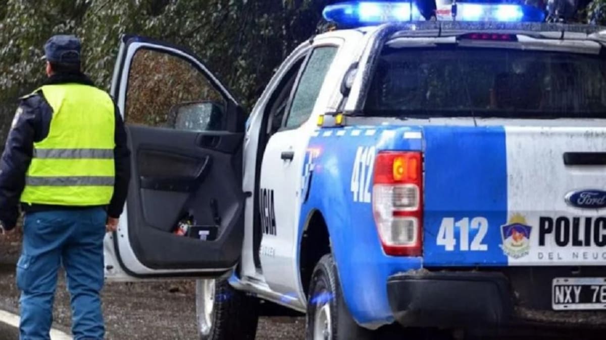 Chocó y mató a dos policías en Neuquén.
