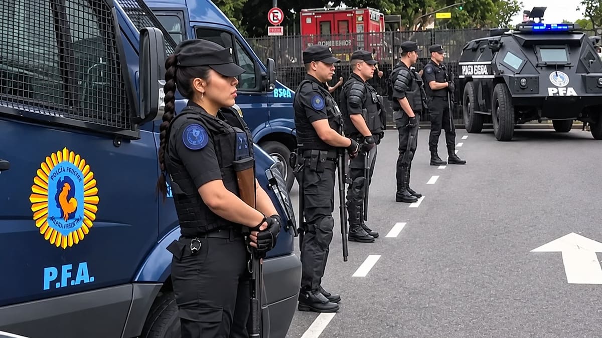 Policía Federal Argentina (PFA).