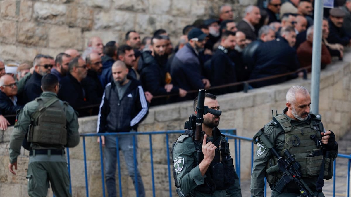 Policía israelí. Foto: Reuters