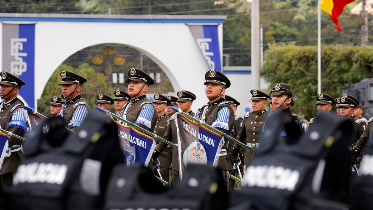 Policía Nacional de Ecuador. Foto: Reuters.