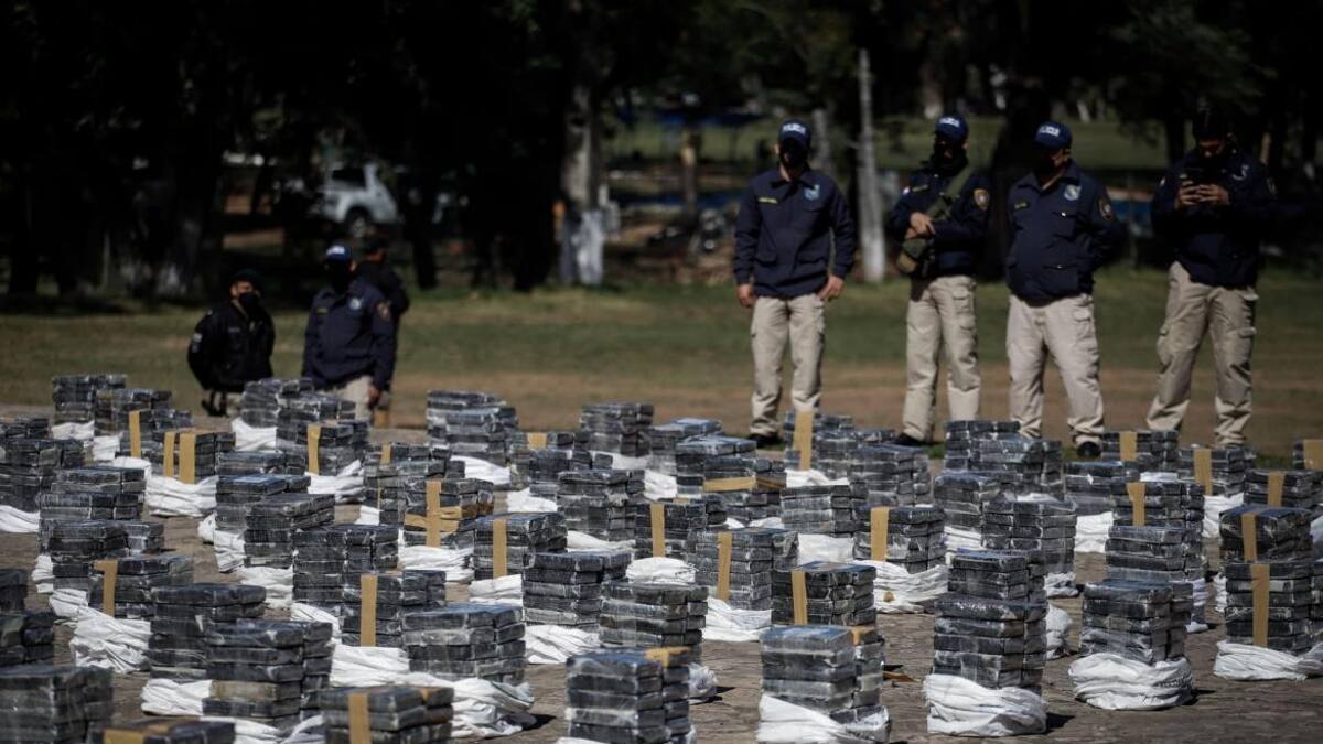 Policía Nacional de Paraguay incautó 3,4 toneladas de cocaína, AGENCIA EFE