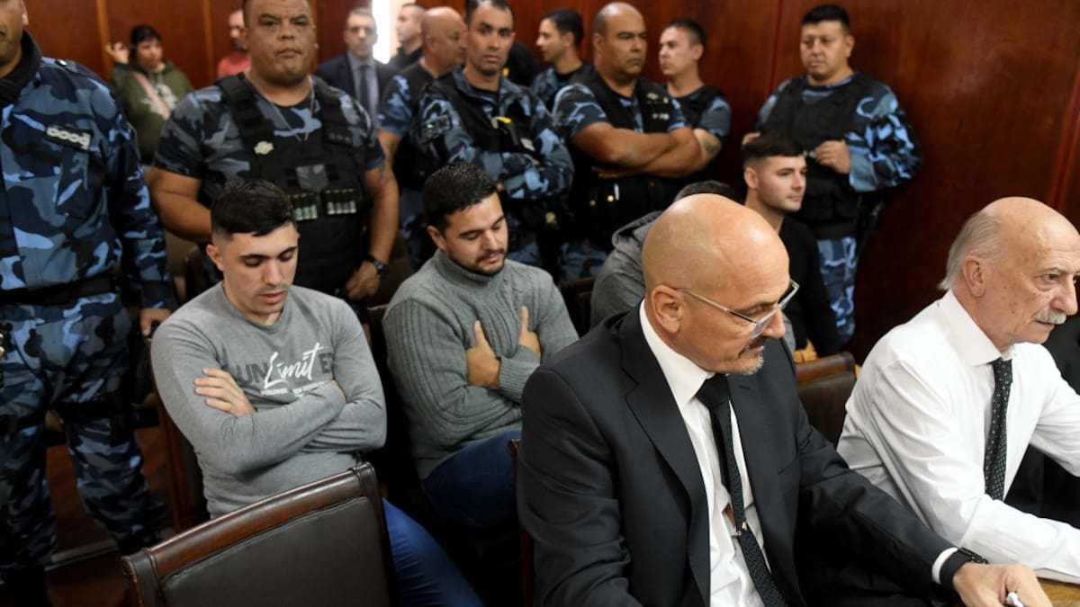 Policías condenados por la Masacre de Monte. Foto: Telam.