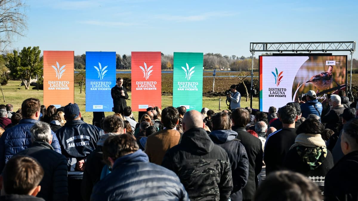 San Vicente presentó Distrito Laguna: el plan que busca convertir a la ciudad en un nuevo polo ambiental, turístico y productivo de la Provincia