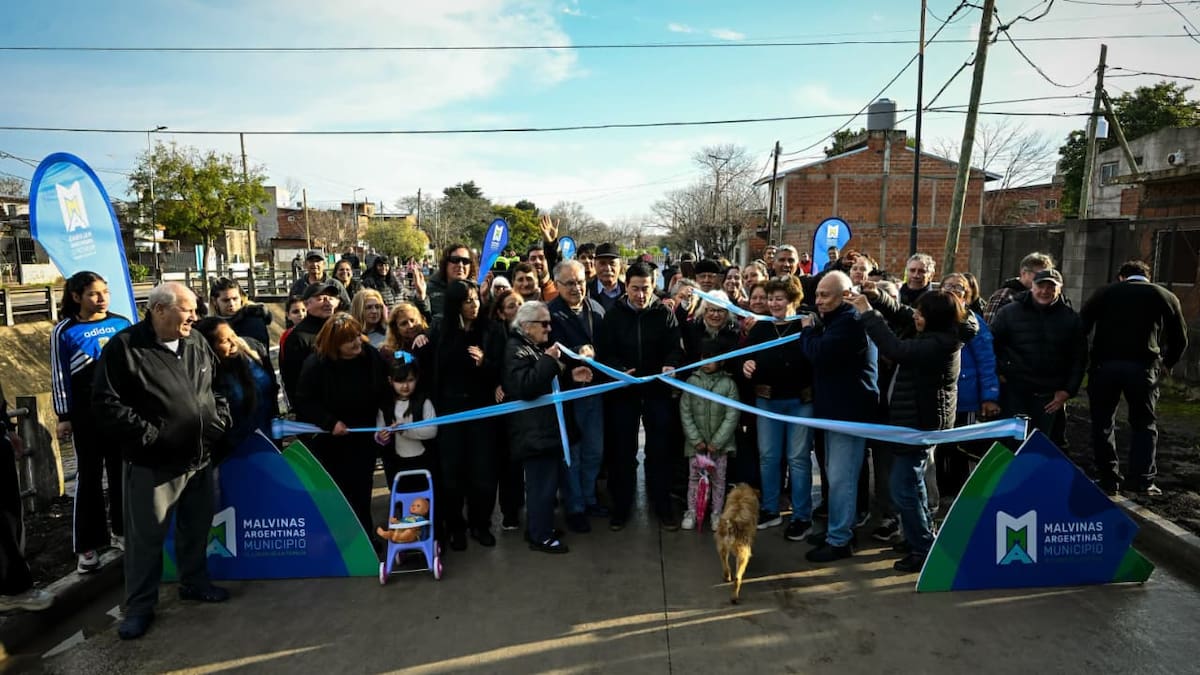 Nardini continúa con la obra pública en Villa de Mayo